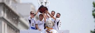 La Cibeles vibra con la fiesta del Madrid por su 36ª Liga