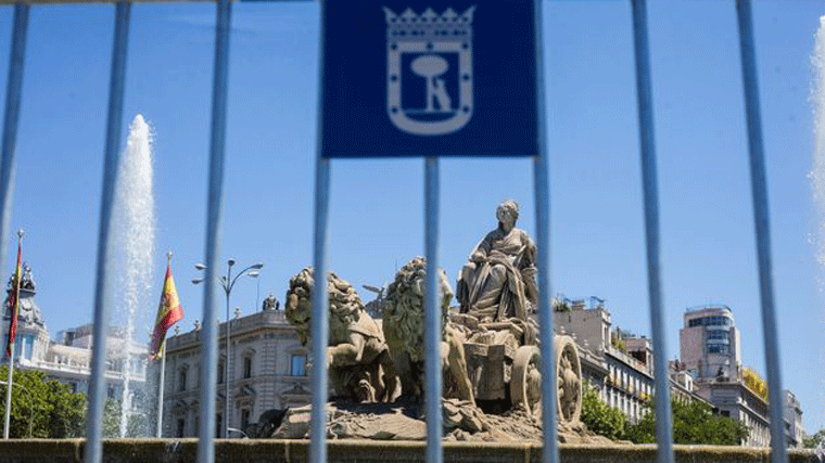 Neptuno y Cibeles blindadas por las celebraciones de la Liga: 600 policias nacionales y 130 locales