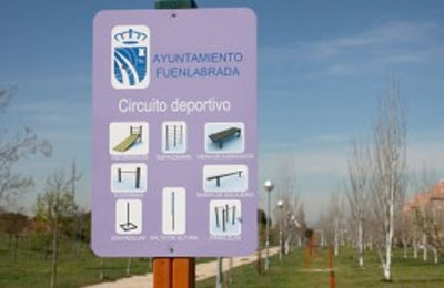 Nuevo circuito deportivo al aire libre en el barrio de Loranca