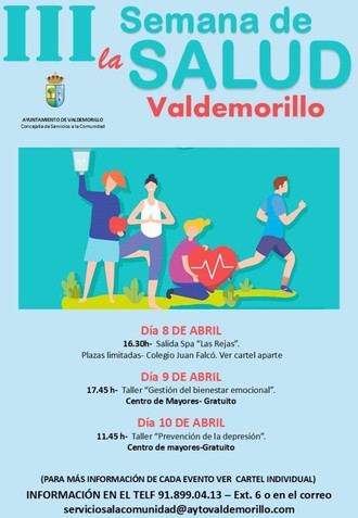 Actividades de bienestar emocional y circuito termal en la III Semana de la Salud
