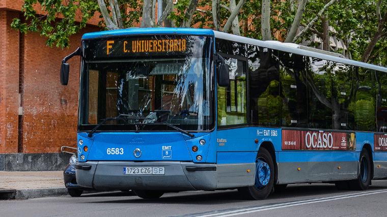 Las líneas universitarias de la EMT no darán servicio entre el lunes y el 1 de abril y habrá modificaciones