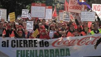 Presentado un recurso de amparo en el TC contra los despidos en Coca-Cola