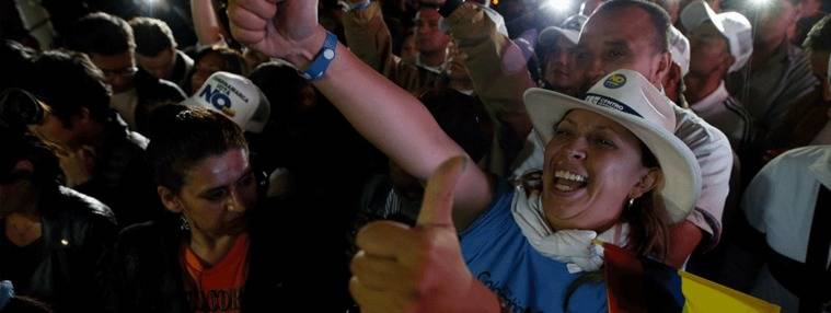 Colombia dice `No´al acuerdo de paz con las FARC