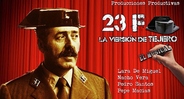 '23F, la versión de Tejero', una comedia low cost en Teatro del Barrio