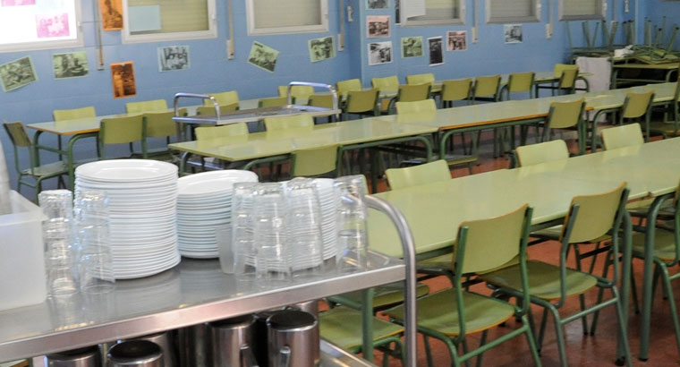 Comedores escolares en verano para familias sin recursos