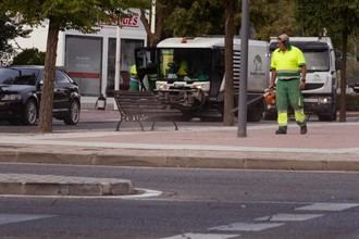 Limpiezas especiales en Viñas Viejas para mejorar el entorno urbano