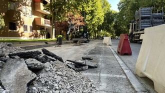 Inician obras de mejora en la calle José Chacón con una inversión de 110.000 euros