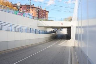 Inician mejoras en el paso subterráneo de la calle Móstoles para facilitar el acceso peatonal