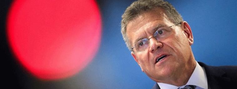 El comisario de Comercio y Seguridad Económica, Maros Sefcovic