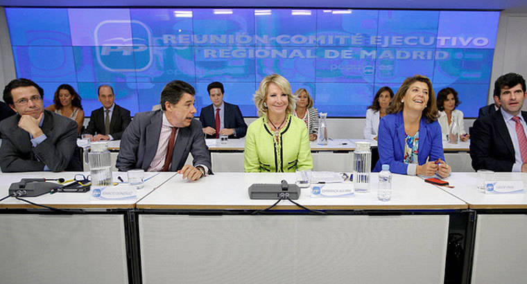 Aguirre: Primer Comité Ejecutivo Regional del PP tras la debacle electoral