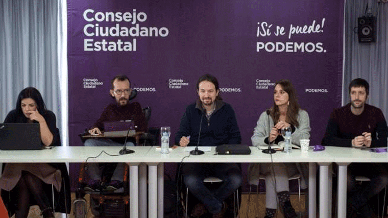 Podemos intenta frenar la crisis del `tsunami´ Errejón en la reunión del Consejo Ciudadano