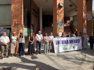 Condena a la violencia de género en concentración silenciosa en Coslada