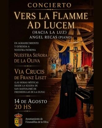 Concierto de piano en la Iglesia de San Bartolomé el 14 de agosto