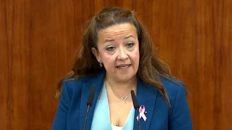 Fátima Matute, consejera de Sanidad