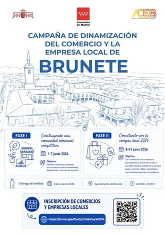 Impulso al comercio local en Brunete con nueva campaña de dinamización