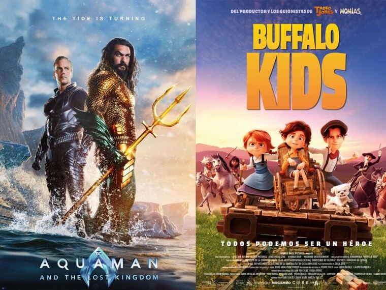 Cine de Verano: Aquaman y Buffalo Kids en la Plaza de Toros este fin de semana