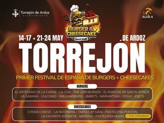 Festival gastronómico en Torrejón: hamburguesas y tartas de queso hasta el 24 de mayo