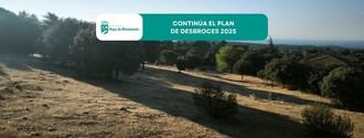 Avanza el Plan de Desbroce 2025 para prevenir incendios en Hoyo de Manzanares