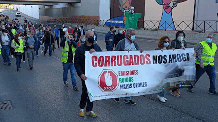 Reclaman a la Comunidad inspecciones y sanciones a Corrugados por humareda