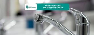 Interrupción del suministro de agua programada para el 7 de mayo