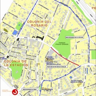 Cortes de tráfico y aumento del transporte público en las Fiestas de la Colonia 2025