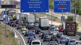 Cortes de tráfico en la A-2 a la altura de Alcalá por obras de rehabilitación en paso inferior