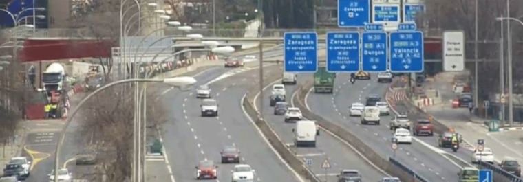 Corte total de la A-2 el fin de semana para la instalación de la pasarela del Parque de las Avenidas