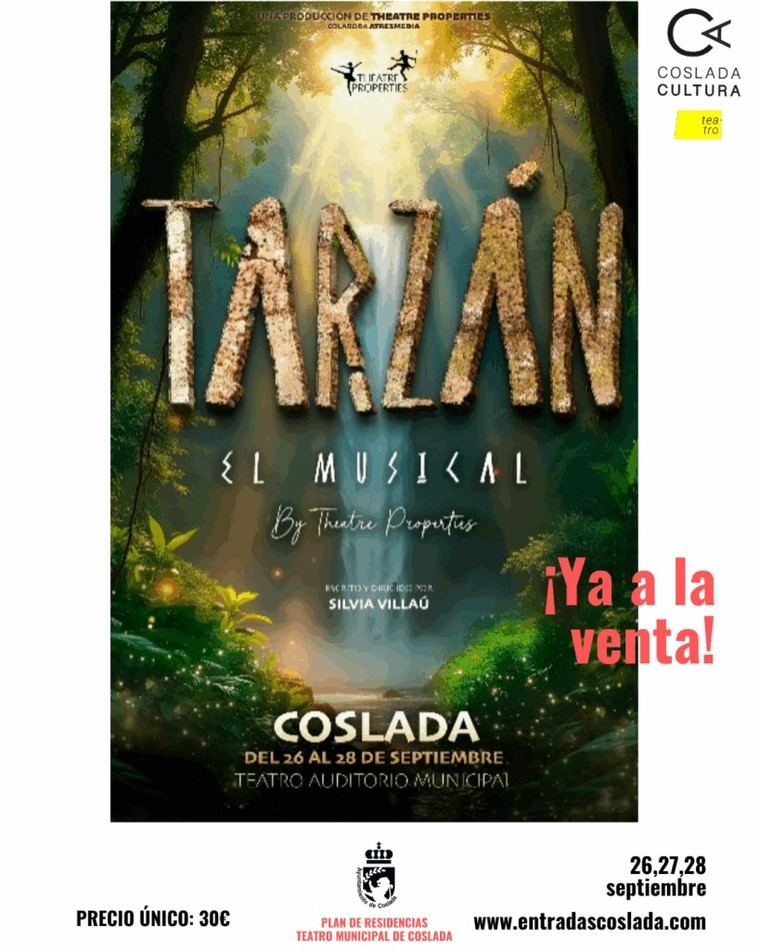 Estreno de 'Tarzán, el Musical' en el Teatro Municipal a precios asequibles