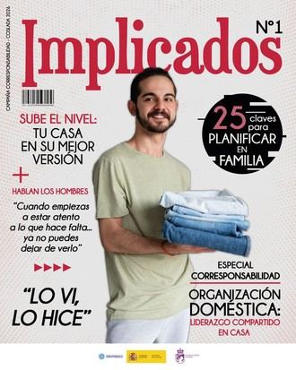 Lanzan campaña 'Implicados' para fomentar la corresponsabilidad en los hogares