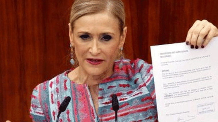 Cifuentes pide pasar el `caso máster´al TS y supender su declaración