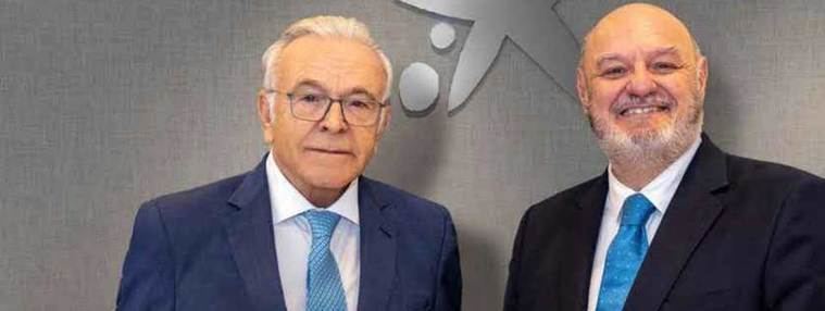 El presidente de la Fundación “la Caixa” y de CriteriaCaixa, Isidro Fainé, y el director general de CriteriaCaixa, José María Méndez.