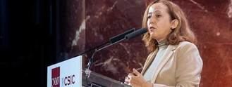 La presidenta del Consejo Superior de Investigaciones Científicas (CSIC), Eloísa del Pino,