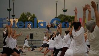 Plazas agotadas para el Día Internacional del Yoga en Fuenlabrada