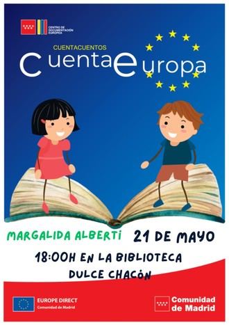 Cuentacuentos sobre Europa para niños en la Biblioteca Dulce Chacón
