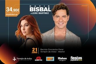 Conciertos de David Bisbal y Leire Martínez en las Fiestas Populares de Torrejón de Ardoz
