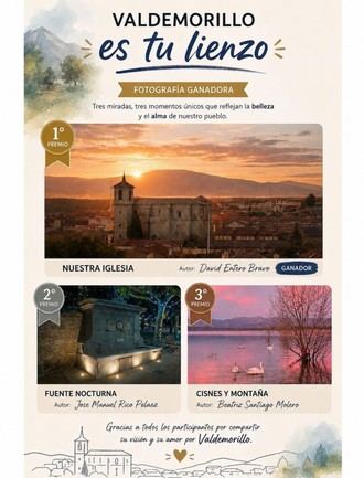 David Entero Bravo se lleva el premio del concurso de fotografía 'Valdemorillo es tu lienzo'