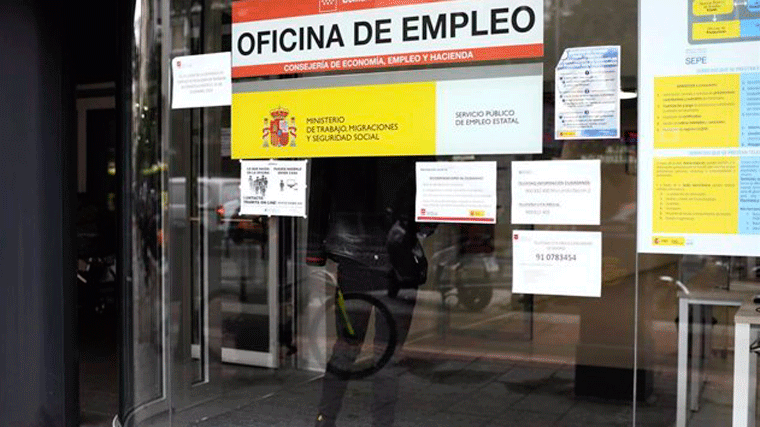 El paro sube en Madrid un 1,41%, casi 6.000 desempleados más