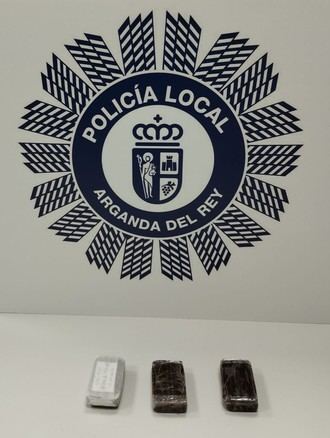 Conductor arrestado en Arganda con 300 gramos de hachís durante control de tráfico