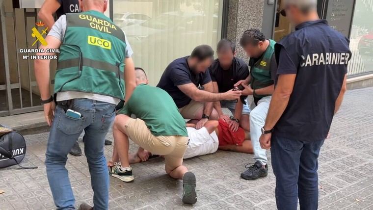 Capturan a un fugitivo italiano buscado por narcotráfico en España