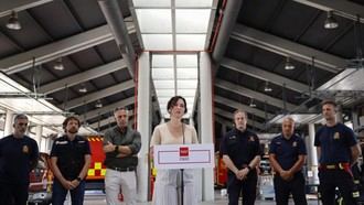 Ayudas especiales para mitigar los efectos de los incendios en Madrid, anuncia Díaz Ayuso