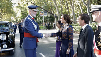 Díaz Ayuso asiste al Desfile Militar por el Día de la Fiesta Nacional en Madrid