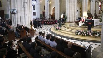 Díaz Ayuso asiste al homenaje del Papa León XIV a la Virgen de la Almudena en Madrid