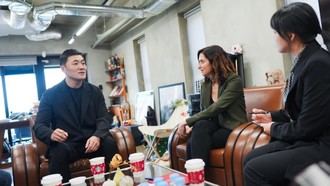 Díaz Ayuso propone a Madrid como destino para cineastas surcoreanos