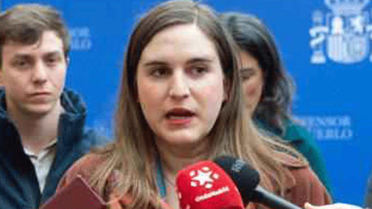 La diputada de Más Madrid, Jimena González
