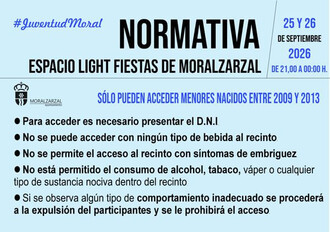 Fiesta Disco Light para jóvenes en Moralzarzal 2026