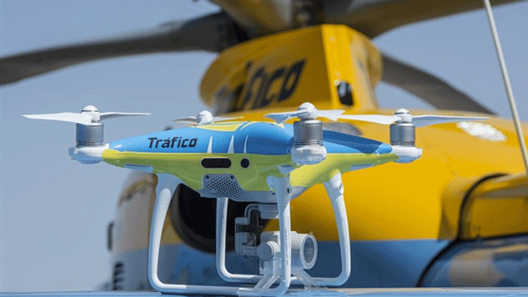 11 drones vigilarán los 18,3 millones de desplazamientos en Navidad