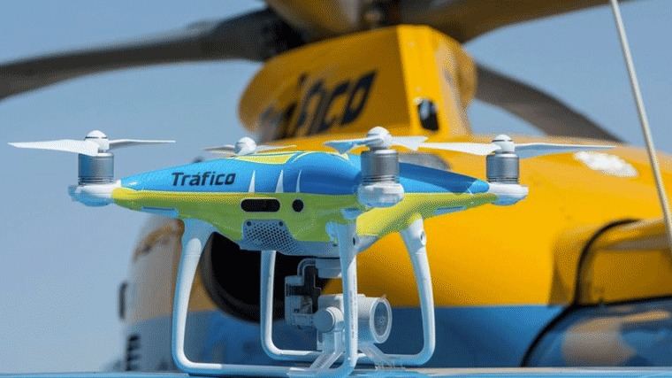 La DGT utilizará drones para vigilar las carreteras el Puente de Mayo