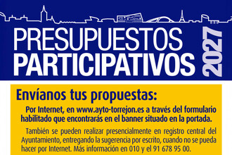 Invitación a los vecinos para proponer ideas en los Presupuestos Participativos 2027