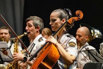 Concierto de la Banda Sinfónica de la Policía Nacional rinde homenaje a los mayores en Móstoles