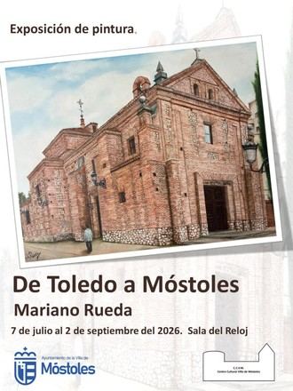 Exposición de Mariano Rueda: paisajes de Toledo y Móstoles en el Centro Cultural Villa